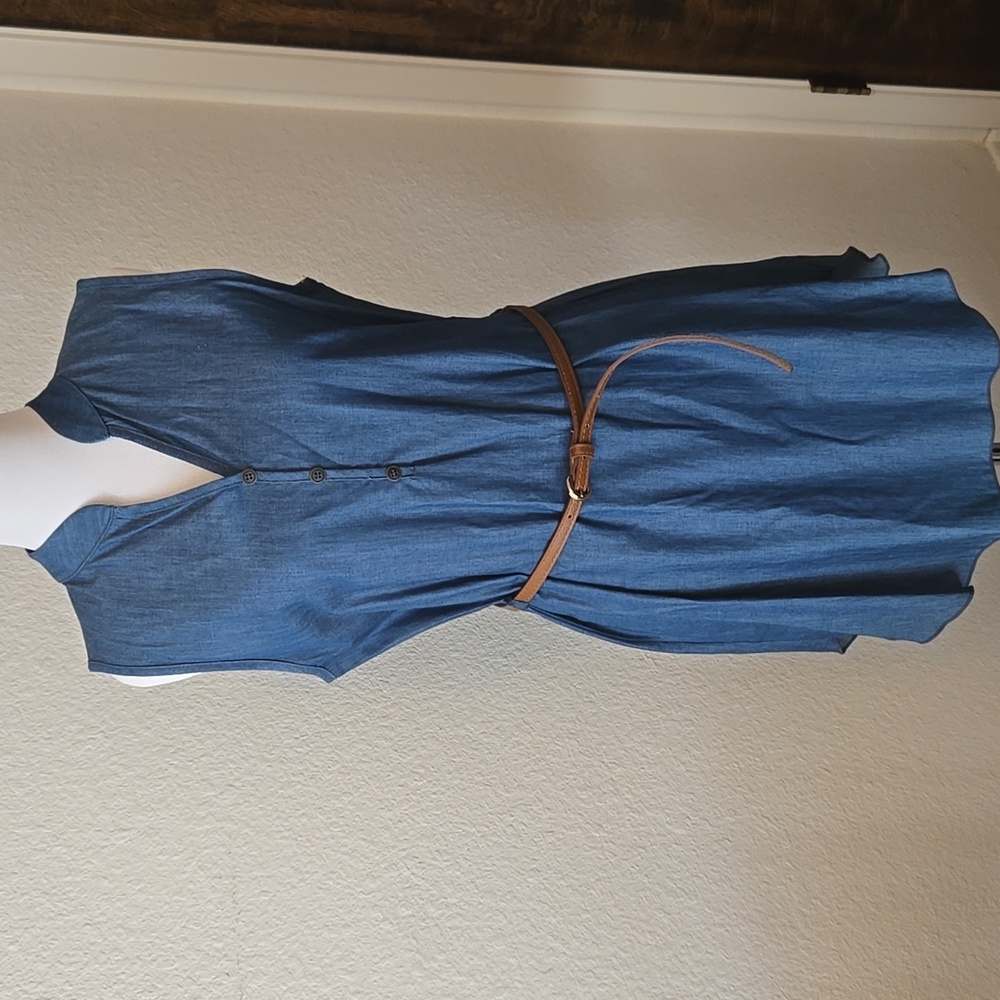 Bluebell Denim Belted Dress